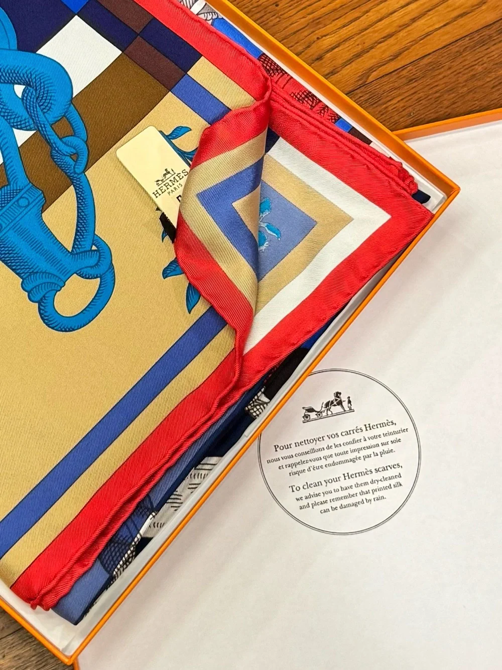 Hermes Della Cavalleria Silk Scarf - 90 - Picture 8 of 8